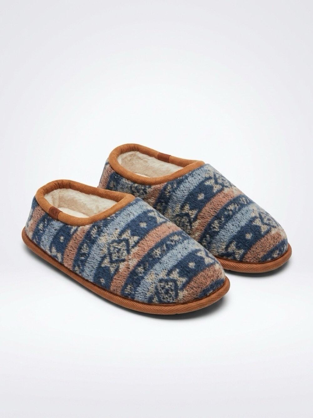 New Cobian Women Slippers Size 9 Aztec Soft Shepherds Cozy In & Outdoor